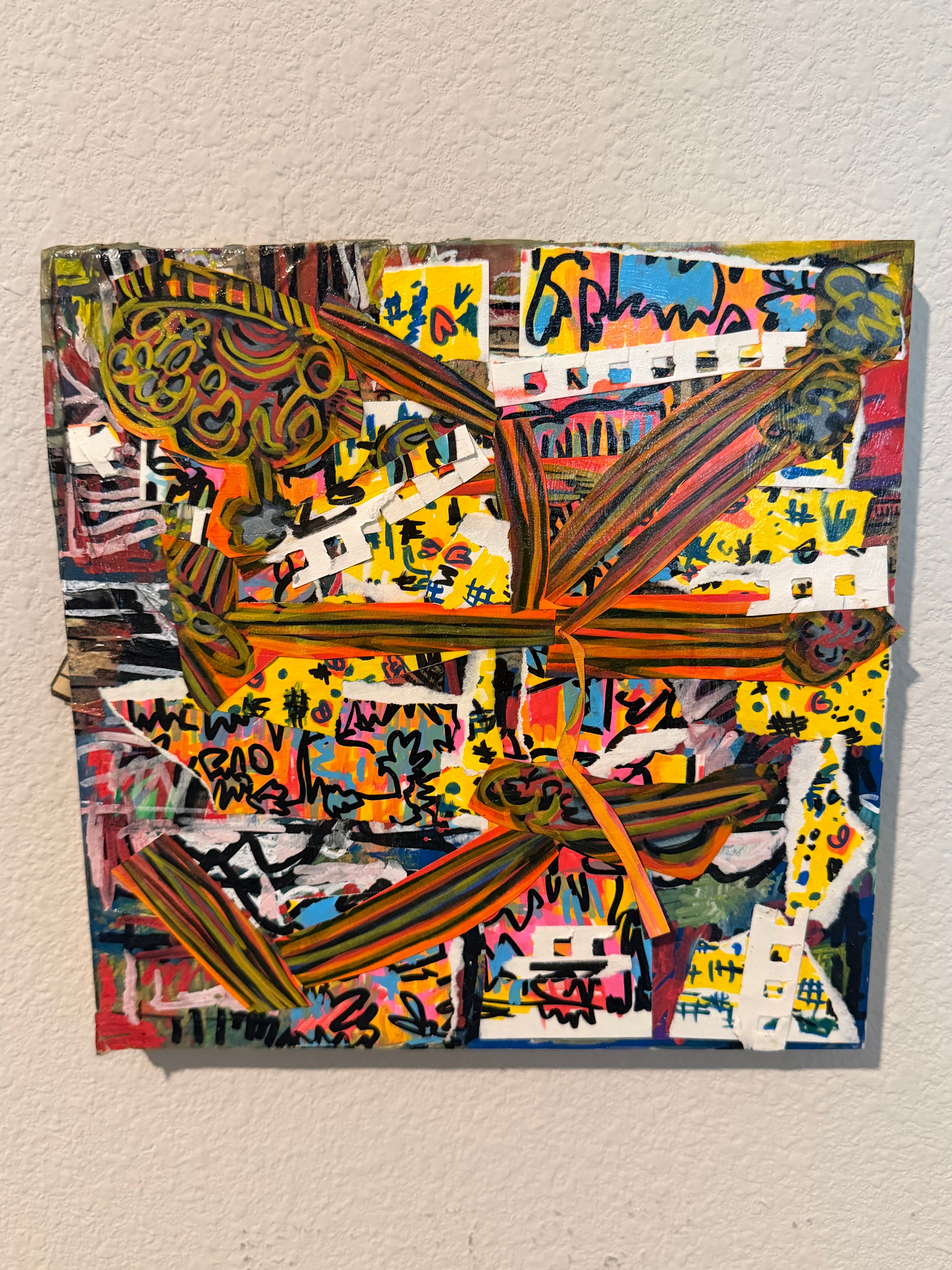 Yellow and orange stripe