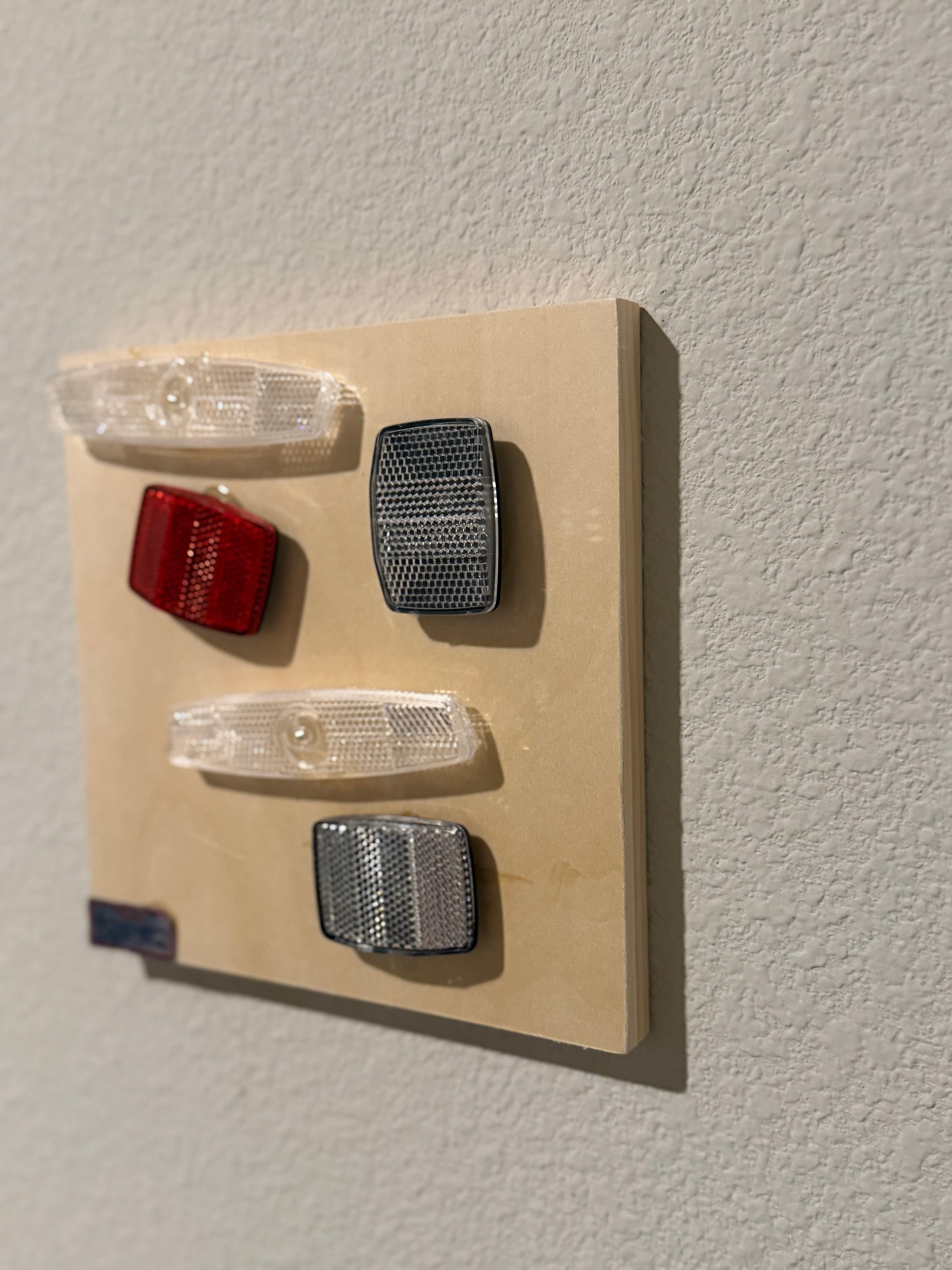 Bike reflector art piece 1/1