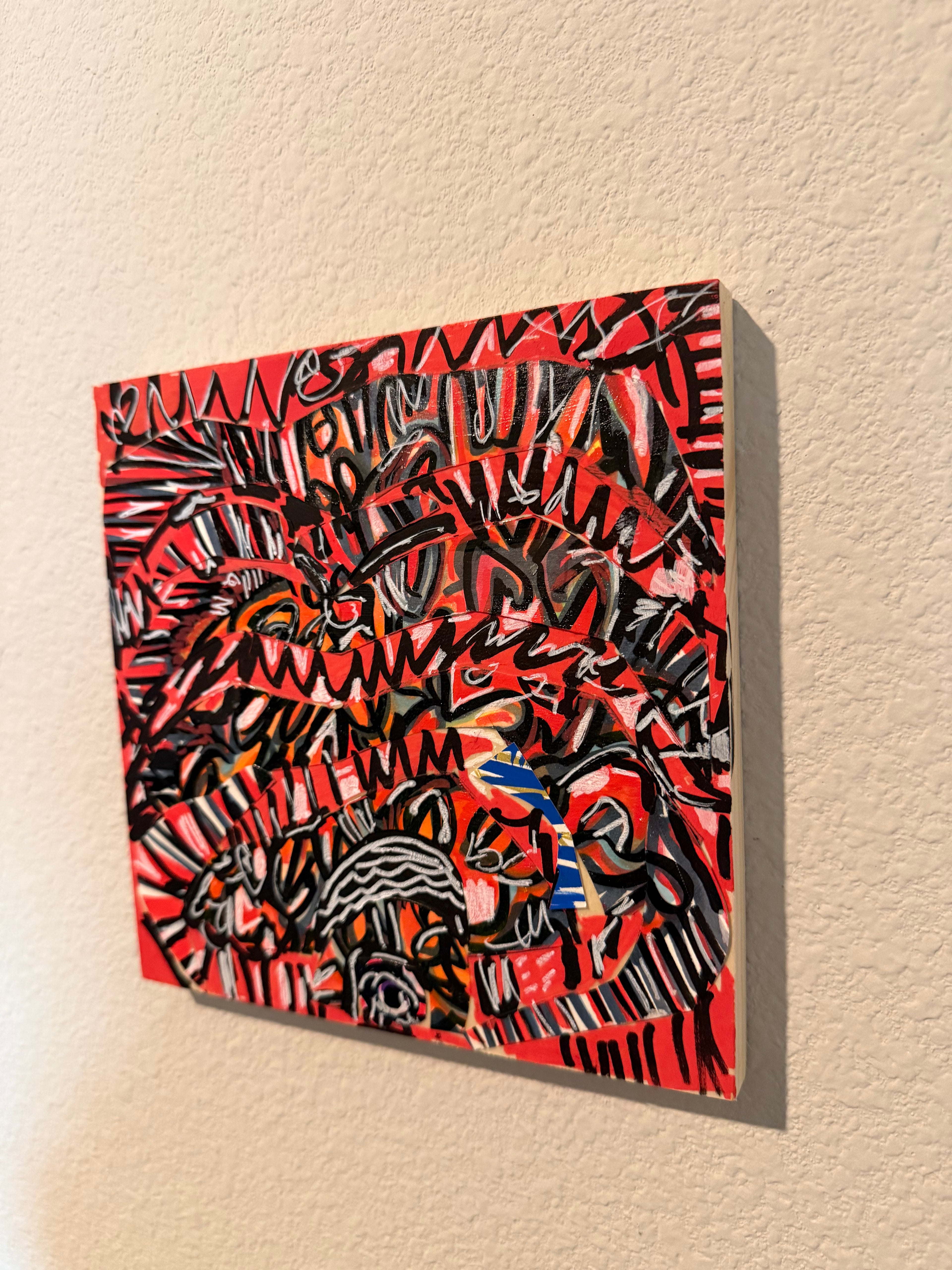 Orange zigzag