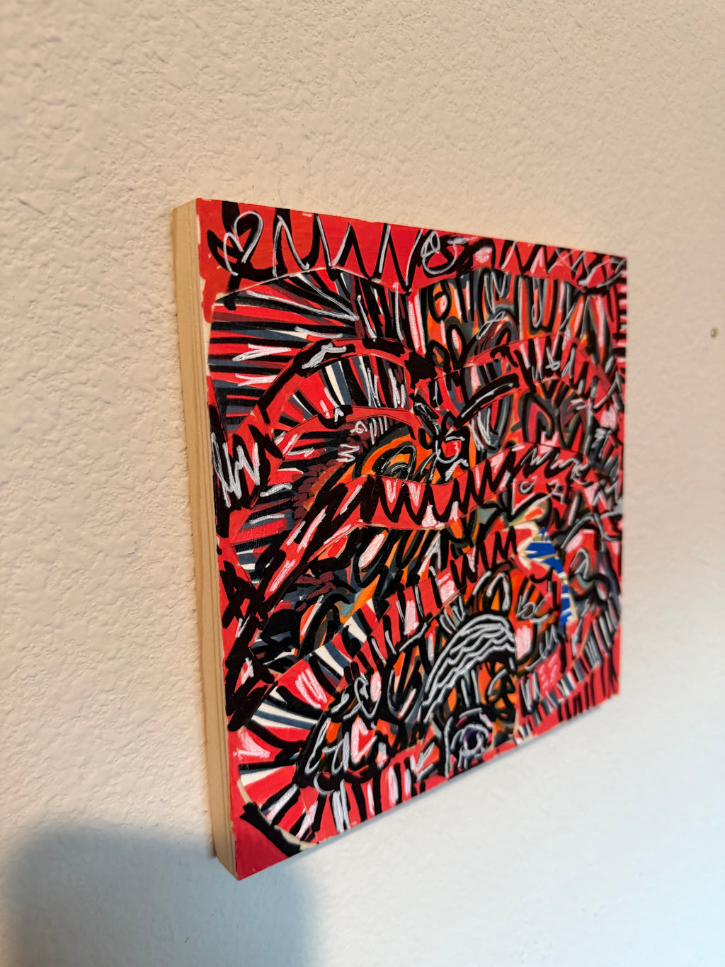 Orange zigzag
