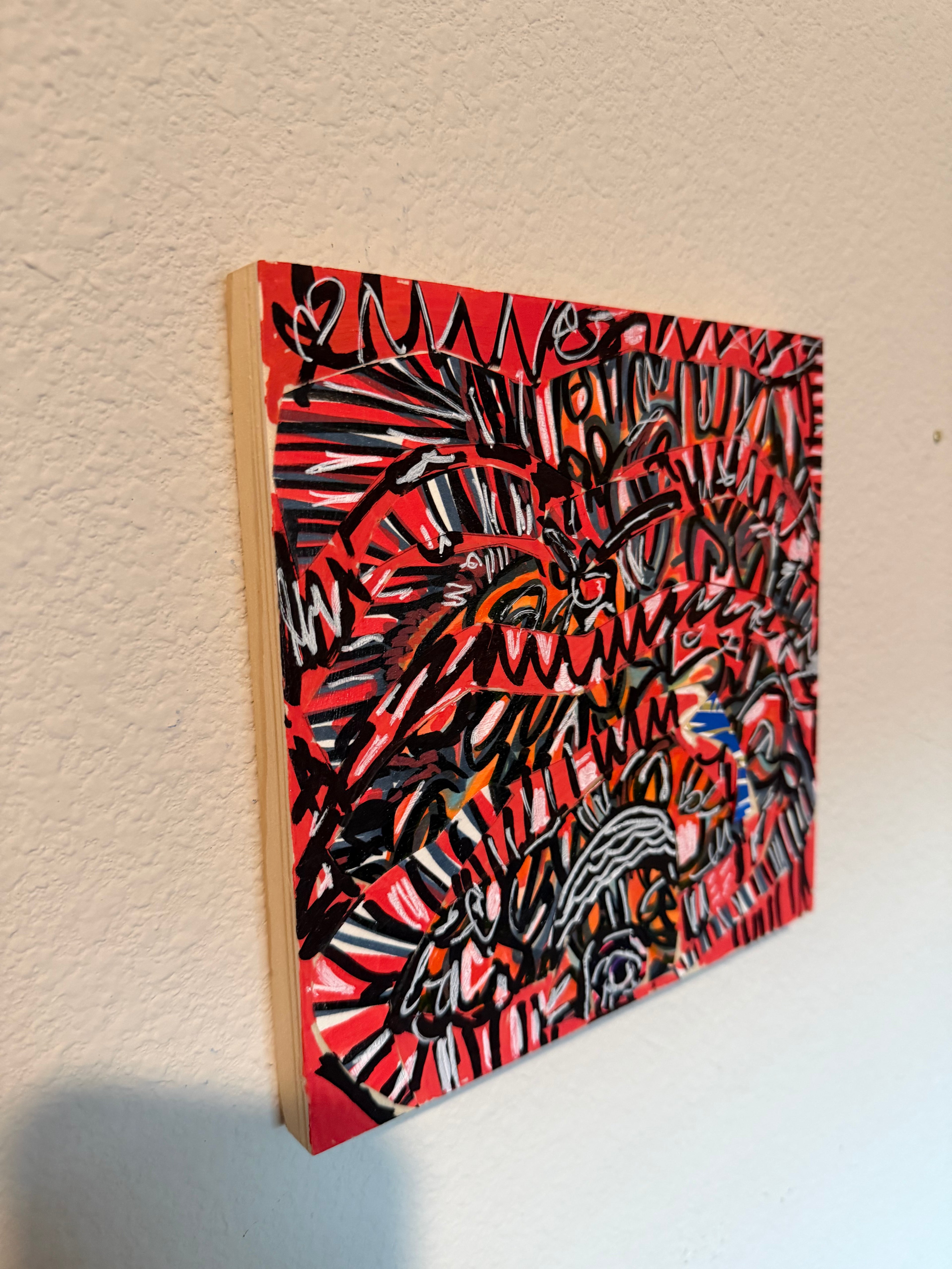 Orange zigzag