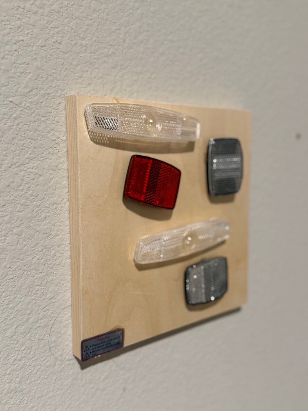 Bike reflector art piece 1/1